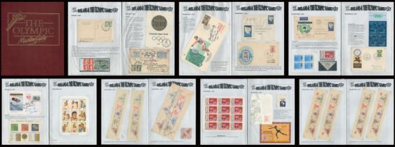 Ireland and The Olympic Games from 1936 to 2000 Collectables Housed in a Bespoke Binder Includes
