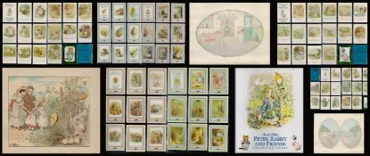 Beatrix Potters Peter rabbit and Friends Collectors Cards, A Collection of 100+ Cards in a Peter