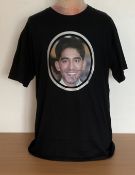 Dev Patel signed T-shirt worn by house band on Friday Night with Jonathan Ross. Good condition.