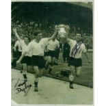 Terry Dyson and Bobby Smith signed Tottenham Hotspur 10x8 inch vintage black and white photo