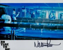 Nathan Pegler signed 10x8 inch No Time to Die James Bond colour photo. Good condition. All