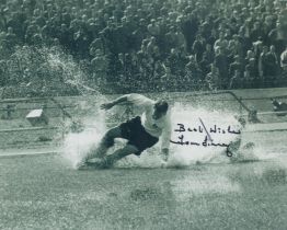 Tom Finney signed 10x8 inch Splashdown black and white photo. Good condition. All autographs are