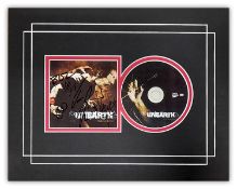 SALE! Unearth Metal Band CD hand signed professionally mounted display. This beautiful display