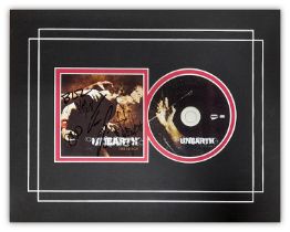 SALE! Unearth Metal Band CD hand signed professionally mounted display. This beautiful display