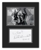 SALE! Battlestar Galactica Dirk Benedict hand signed professionally mounted display. This