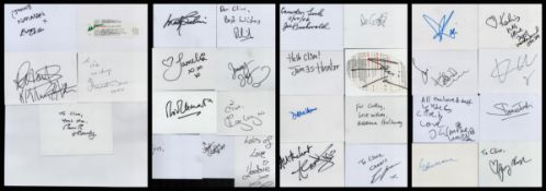Music/Entertainment 30 variety Singer/Vocalist/Musician. Signed Autograph cards Signatures include