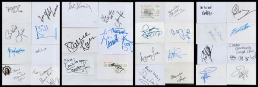 Music/Entertainment 30 variety Singer/Vocalist Signed Autograph cards Signatures King Brothers.