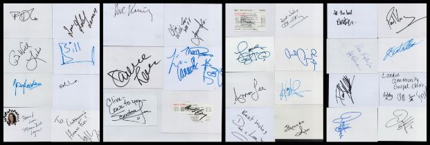 Music/Entertainment 30 variety Singer/Vocalist Signed Autograph cards Signatures King Brothers.