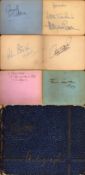 Vintage autograph book including autographs from the following Arthur Askey, Turner Layton, Kim
