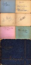 Vintage autograph book including autographs from the following Arthur Askey, Turner Layton, Kim