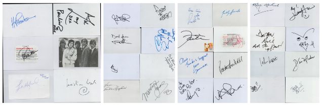 Music/Entertainment 30 variety Singer/Vocalist/Musician. Signed Autograph cards Signatures include