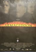 Armageddon (1998) Film Bruce Willis Large Movie Poster 33x23.5 Inch. Good condition. All