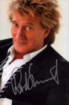 Rod Stewart signed 8x6inch colour photo. Good condition. All autographs come with a Certificate of