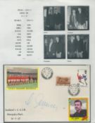 Lev Yashin Russian football legend signed 1967 Scotland v USSR cover with Match day 10/5/67