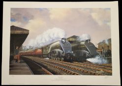 A4's at York by Barry Price 27x20 inch colour print signed by artist in pencil. Good condition.