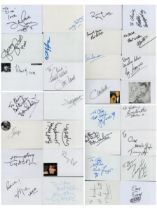 Music/Entertainment 30 variety Jazz Singer/Vocalist/Musician Signed Autograph cards Signatures Brian