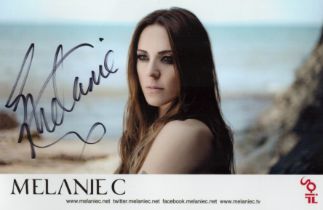 Melanie C signed 6x4inch colour photo. Good condition. All autographs come with a Certificate of