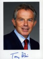 Tony Blair signed 7x5inch colour photo. Good condition. All autographs come with a Certificate of
