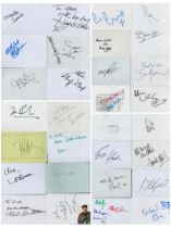 Music/Entertainment 30 variety Singer/Vocalist Signed Autograph cards/Page Signatures Level 42.