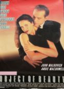 The Object of Beauty 1991 Film Original Large Movie Poster 33x23.5 Inch. Good condition. All