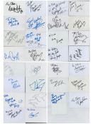 Music/Entertainment 30 variety Singer/Vocalist/Musician Signed Autograph cards Signatures Brenda