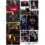 TV/FILM Collection of 10 signed coloured and black and white photos various sizes, including names