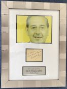Rex Williams 19x14 overall size mounted and framed signature piece. Includes coloured photo and