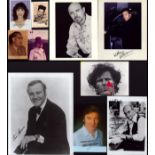 ENTERTAINMENT Collection of 10 signed photos including the names of Jack Lemmon, Héctor Elizondo,