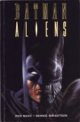 Batman Aliens 1990 softback book. Good condition. All autographs come with a Certificate of
