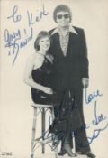 Diane Lee of Peters and Lee signed 6x4 black and white photo. Good condition. All autographs come