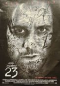Jim Carey number 23 Original Large Movie Poster 33x23.5 Inch. Good condition. All autographs come