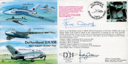 Andy Green, Eve Derry Squadron Leader and Land speed Record Holder Signed First Day Cover. Good