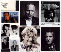 ENTERTAINMENT Collection of 10 signed photos including the names of Connie Francis, Sam Neill, Ed