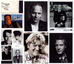 ENTERTAINMENT Collection of 10 signed photos including the names of Connie Francis, Sam Neill, Ed