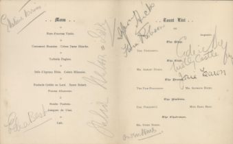 Gallery First Nighters Club 32nd Annual Dinner programme February 24th, 1935, includes Edna Best,