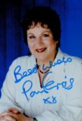 Pam Ferris Harry Potter Film Actress 6x4 inch signed photo. Good condition. All autographs come with