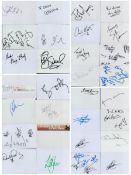 Music/Entertainment 30 variety Rock Band/Vocal signed Autograph cards signatures include Tyler