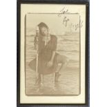 Music. Kym Mazelle signed on the glass of a framed black and white photo of Kym Mazelle. Signed in