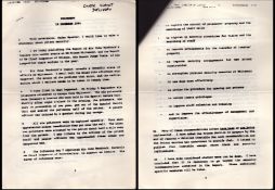 Kray Collection typed Statement Transcript from 19/12/1994 regarding the Whitemoor Prison escapee