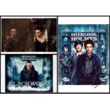 TV/FILM Collection of 3 signed 12x8 inch colour pictures including names of Robert Downey Jr.,