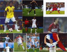 Football collection includes 10 signed colour photos includes great names such as Asmir Bergovic,