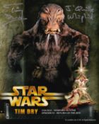 SALE! Star Wars Tim Dry hand signed 10x8 photo. This beautiful 10x8 hand signed photo depicts Tim