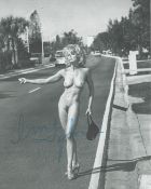 Madonna signed 10x8 risque full nude black and white photo. Good condition. All autographs are