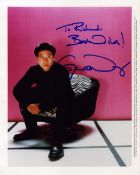 Garrett Wang signed 10x8 colour photo. Dedicated to Richard. Good condition. All autographs are