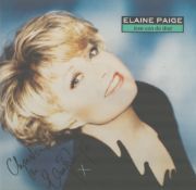 Elaine Paige signed Love Can Do that album sleeve dedicated, 33 rpm vinyl disc included. Good