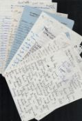 Reggie Kray Collection of Letters. 8 Letters All Handwritten. 3 Letters on Prison Issue Paper, 5