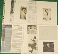 TV/ Entertainment collection 9 assorted promo photos and signature pieces includes some great
