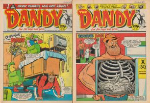 Dandy collection of 10 comics. Dandy NO. 2489 5th august 1989,Dandy NO. 2490 12 august 1989, Dandy