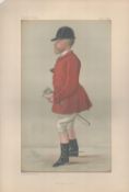 Vanity Fair Print. Titled Mr Hargreaves. Subject Col John Hargreaves. Dated 11/6/1887. Approx size