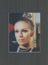 Joanna Lumley signed 16x12 inch overall mounted colour photo. Good condition. All autographs are